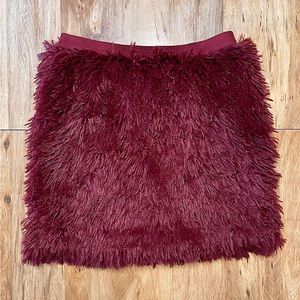 Shag Mini Skirt